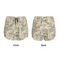 thumbnail image 3 of Balery Daisy Pattern Women's Running Shorts with Liner 2 Pockets Elastic Workout Athletic Gym Yoga Shorts-Medium, 3 of 7