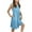 Light Blue, variant on Kids Girls Nightgown with Pockets Sleeveless Sleep Dress Sleepwear Pleated Front Mini Dresses Round Neck Nightdress up to 45% Off