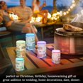 thumbnail image 4 of Yayeee Flameless Candles with Remote Flickering Battery Operated Multi Color Changing, Beige Cats Reading, 4 of 7