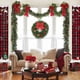 thumbnail image 4 of Christmas Wreath Holiday Decoration Woven Rattan Wreath Simulated Pines Cones Red Fruit Door Hanging Window Hanging Wreath Hanging Decoration, 4 of 6