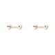 thumbnail image 4 of Minnieouse Anillo para pezones Sexy para chicas jóvenes, adorno de pecho, accesorios de joyería en forma de corazón, decoración corporal Oro rosa chúpalo 2piezas, 4 of 6