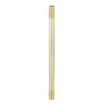 thumbnail image 2 of B&P Lamp® 12 Inch Brass Plated 1/8 IP Steel Threaded Rod, 2 of 4