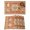 Orange, variant on Burnt Orange Bohemia Placemats Set of 4 Tribal Vintage Boho Place Mats Table Mats Kitchen Dining Home Outdoor Party Table Decoration