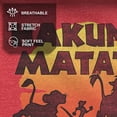 thumbnail image 4 of Men's Lion King Hakuna Matata Sunset Circle Graphic Tee Red Heather 2X Large, 4 of 6