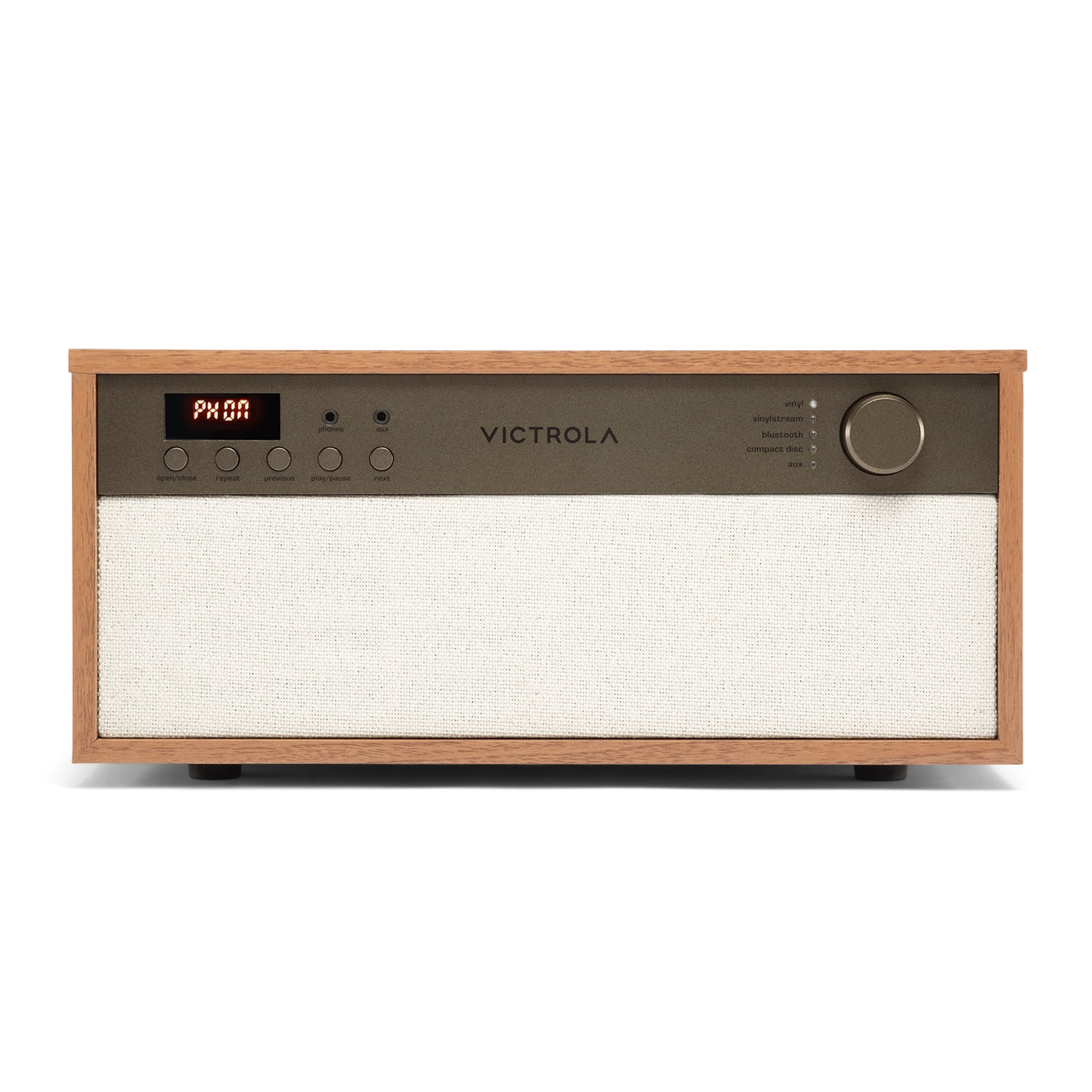 Victrola Venture Vista - 5-in-1 Record Player: Turntable, CD Player, Bluetooth, and VINYLSTREAM