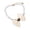 White, variant on Dog Pearl Necklace with Big Bow Charm, Fancy Pearls Jewelry Collar for Small Dogs, Puppy Cat Wedding Collar, Rhinestone Kitten Necklace for Birthday Parties, Cute Girl Outfits Accessories