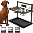 thumbnail image 1 of Cuencos Elevados TIDANT Acero Inoxidable Altura Ajustable para Perros Grandes, 1 of 6