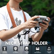 Lanyard Neck Strap for DJI RC/RC 2/ RC PRO Controller, Adjustable Lanyard/Leash for DJI Mini 5 Pro/4 Pro/Air 3/Mini 3/Mini 3 pro/Mavic 3 pro Remote Controller Accessories(Black)
