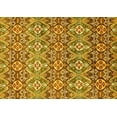 thumbnail image 1 of Ahgly Company Machine Washable Indoor Rectangle Abstract Yellow Modern Area Rugs, 3' x 5', 1 of 4
