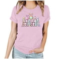thumbnail image 1 of Mujeres Manga Corta de Verano Tops Día de San Valentín Impreso Cuello Redondo, Camisa de Moda Casual Blusa, 1 of 6