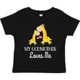 thumbnail image 3 of Inktastic My Godmother Loves Me Giraffe Boys or Girls Toddler T-Shirt, 3 of 5