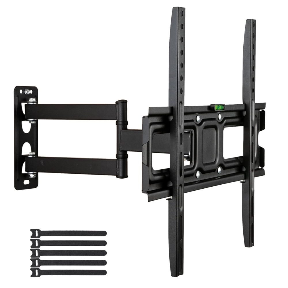 TV Wall Mount for Most 32-65 Inch Flat Curved TVs with Swivels Tilts   Extends Full Motion TV Mount Fits LED, LCD, OLED 4K TVs Up to 77 lbs Max  VESA