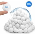 thumbnail image 2 of Boules de Filtre, 200g Boule de Filtre Réutilisable pour Piscine, Remplace le Sable de Filtration de Piscine, Convient aux Systèmes de Filtration de Piscine, 2 of 5