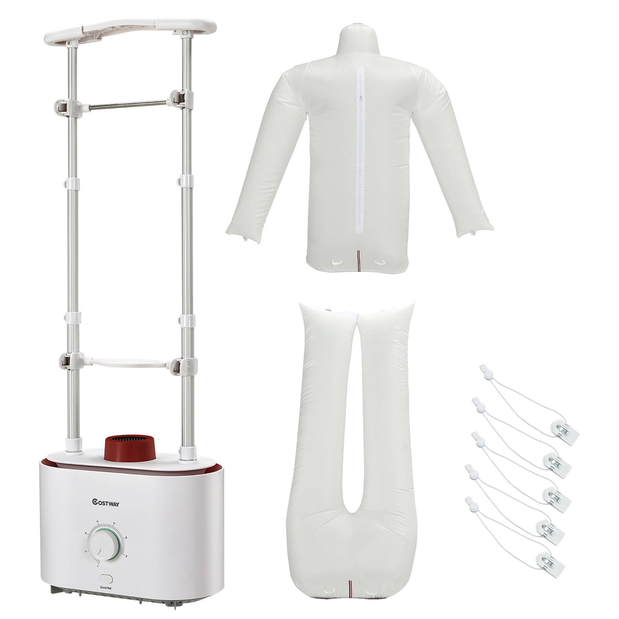 Costway Inflatable Drying & Ironing Machine 1050W Automatic Garment Steamer