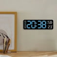 thumbnail image 4 of Horloge Électronique Décorative d'Automne Simple et Multifonctionnelle Rectangulaire Grande Police Réveil Suspendu et Debout, 4 of 6