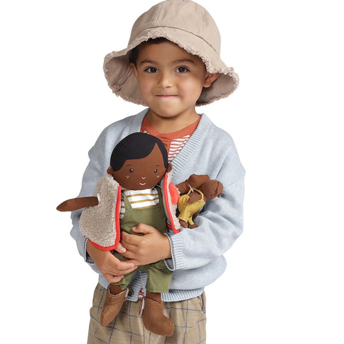 Manhattan Toy Playdate Friends Ellis Machine Washable and Dryer Safe 14 Inch Doll with Mini Bunny Stuffed Animal