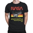 thumbnail image 2 of Officially Licensed NASA Space Shuttle Manual 1981 Men's T-shirt, 2 of 3
