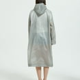 thumbnail image 3 of Raincoats for Adults Reusable EVA Rain Ponchos Lightweight Rain Coat Waterproof Rain Wear with Drawstring Hood for Men and Women, 3 of 5
