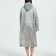 thumbnail image 3 of Capa para mujer, estilo largo, para adultos, para hombres y mujeres, atada a mano, impermeable, con capucha y botones, para exteriores, para padres e hijos, chaqueta informal de manga larga, impermeab, 3 of 4