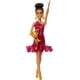 thumbnail image 5 of Muñeca moderna Barbie bailarina de salón con vestido rojo con volantes, 5 of 5