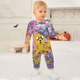 thumbnail image 3 of Adventure Time Jake The Dog Baby Long Sleeve Footless, Infant Playsuit Romper Jumpsuits for Boys Girls, 3 of 8