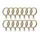 thumbnail image 4 of Anillos de cortina Uxcell Metal 1.1 pulgadas Diámetro interior Anillo de cortina para varillas de cortina Bronce 28 Pcs, 4 of 5