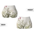 thumbnail image 5 of Kdxio Herbs and Wildflowers Print Workout Shorts for Women Seamless Soft Smooth Gym Yoga Scrunch Active Shorts, 5 of 9