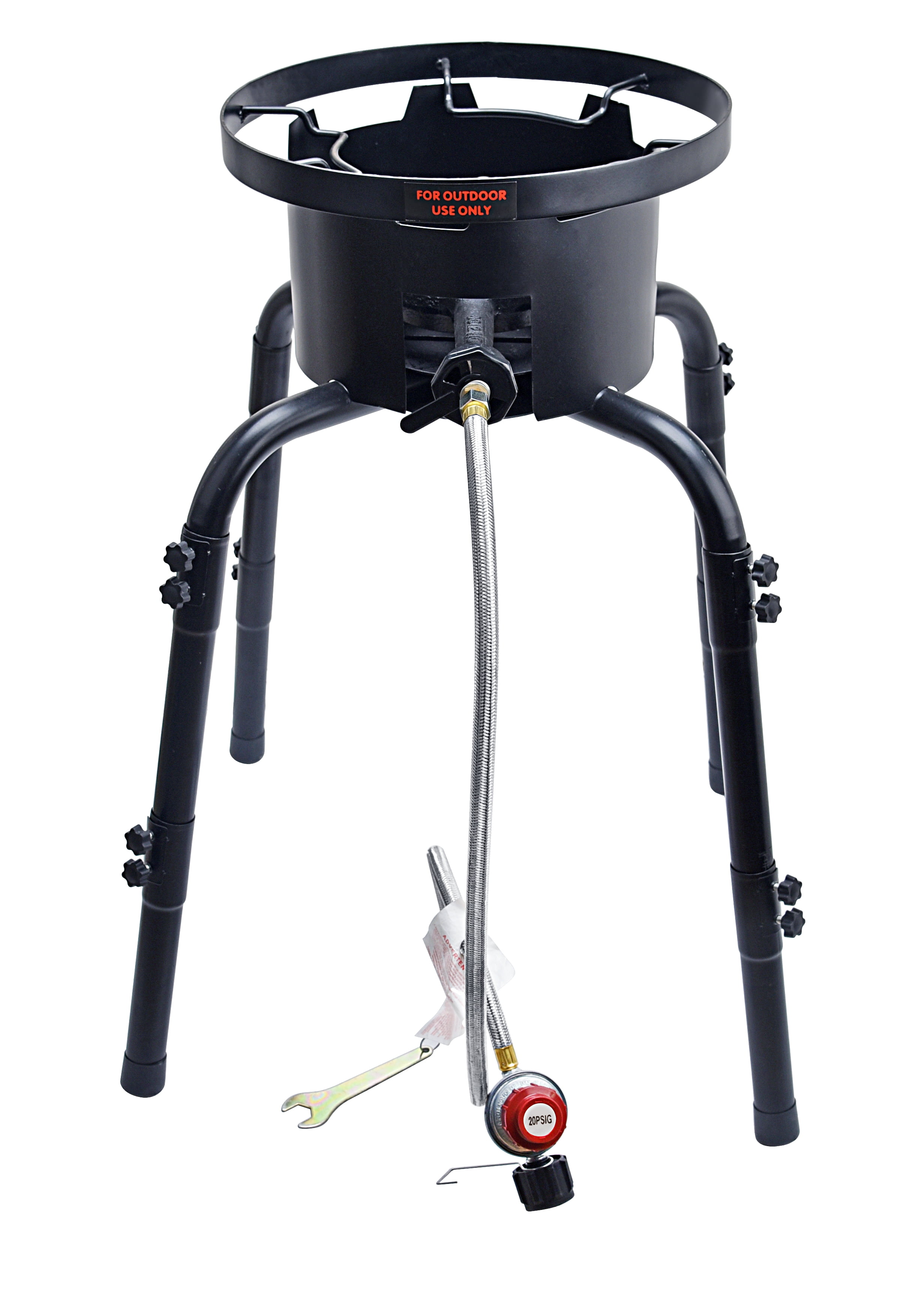 ARC 7382M Single Burner Outdoor Stove CSA 020PSI Adjustable Regulator