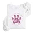 thumbnail image 3 of Life is Better with a Dog or Two or Three Sweatshirt for Women Funny Dog Mom Sweater White Sweatshirt Adult X-Large, 3 of 7