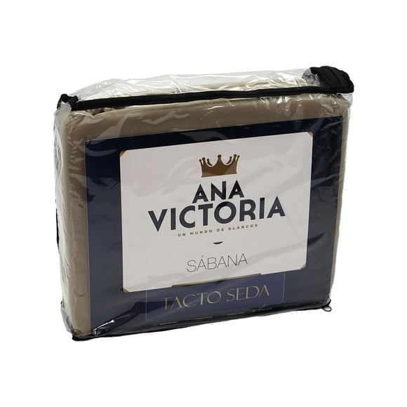 Sabana Ana Victoria Tacto Seda Matrimonial Color Beige