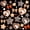 Black Orange, variant on Feelyou Cartoon Leopard Bow Twin Bedding, Cute Zebra Heart Bedding Comforter Set, Black White, Black Reversible, 7pcs