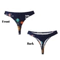 thumbnail image 3 of Balery Solar System Tangas de Algodón para Mujer con Estampado – Ropa Interior Sexy, Transpirable, G-string-Large, 3 of 6