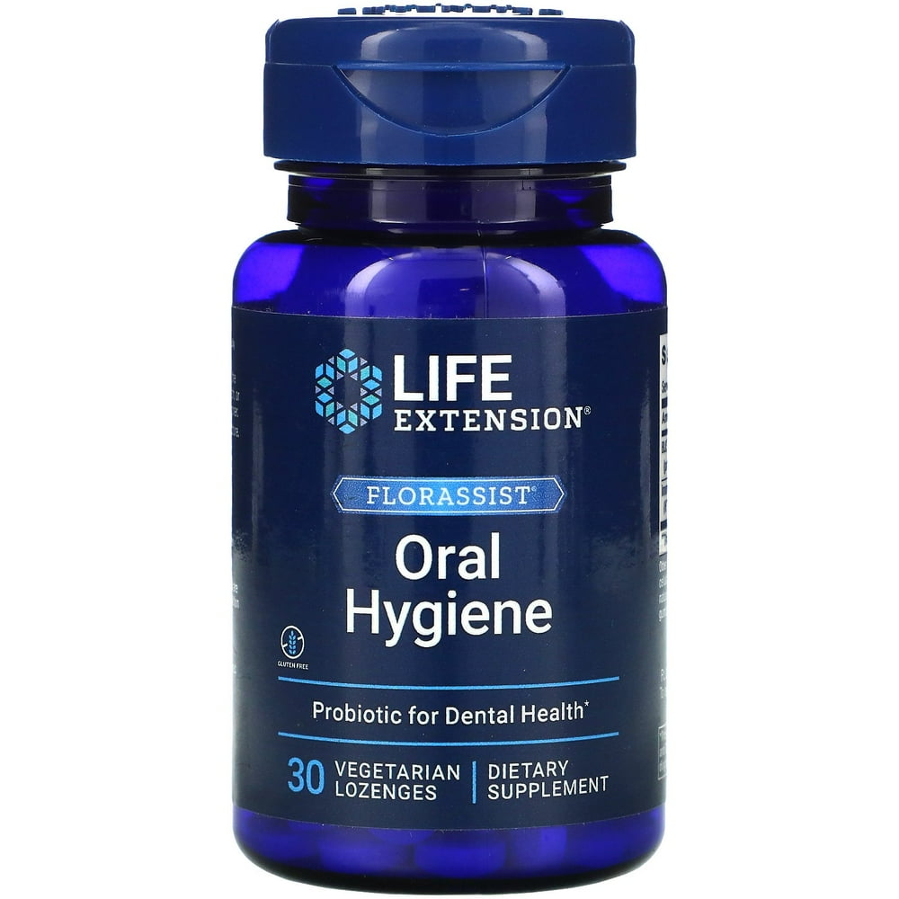 Life Extension FLORASSIST Oral Hygiene, 30 Vegetarian Lozenges