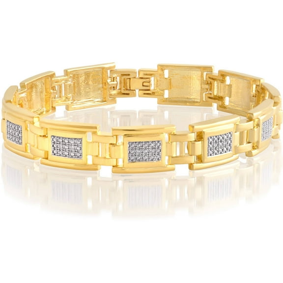 Diamond Accent 14k Gold Flash Plated Wi