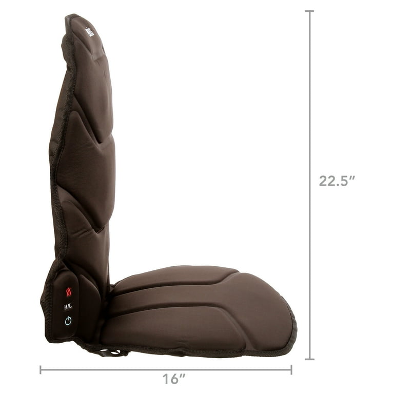 HoMedics Massage Comfort Cushion with Heat, Integrated Control for Back