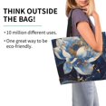 thumbnail image 4 of Fuzoiu Blue Golden Dream Lotus Print Tote Bags for Women,Shoulder Bag, Gym Tote,Top Handle Ladies Shoulder Bags for Work Beach Travel and Shopping Grocery, 4 of 9