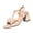 Womens Casual Shoes # Beige, variant on Sandals for Women Dressy Open Toe Block Heel T-Strap Ankle Buckle Closure Large Bowknot Detail Faux Suede Finish Summer Casual Office Party Wedding Evening Footwear