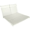 Solid Double Chaise Cushion, White
