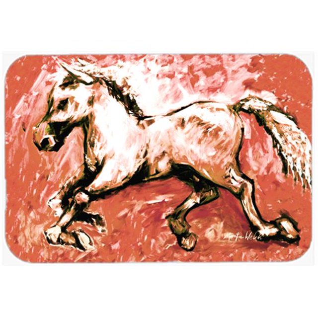 Carolines Treasures MW1170CMT Shadow The Horse In Red Kitchen Or Bath Mat 20 x 30 In.