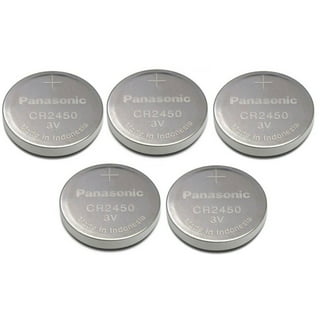 PGSONIC CR2450 Button Battery 3V Lithium 5 Pack