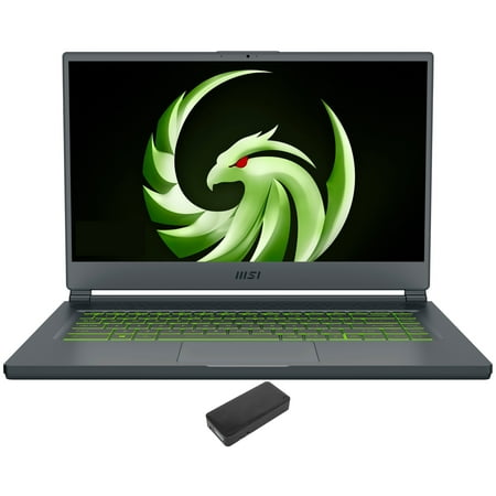 MSI Delta 15 Gaming/Entertainment Laptop (AMD Ryzen 7 5800H 8-Core, 15.6in 240Hz Full HD (1920x1080), AMD RX 6700M, 16GB RAM, Win 10 Pro) with DV4K Dock