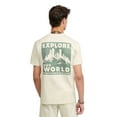 thumbnail image 3 of Hanes All Gender Explorer Collection City, Land, Sea Patch Graphic T-Shirt, Sizes XS-2XL, 3 of 7