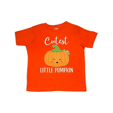 Halloween Cutest Little Pumpkin Toddler T-Shirt