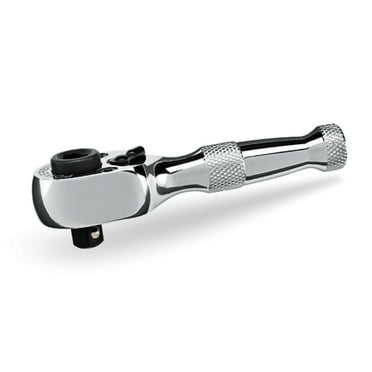 Powerbuilt 1/4 Inch Drive 72 Tooth Dual Head Stubby Ratchet - 940478