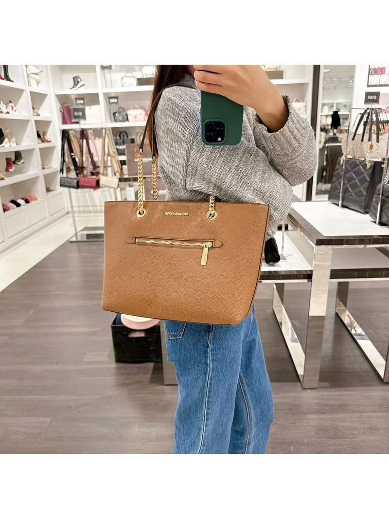 MICHAEL KORS 35F2GTTT2L Jet Set Medium Pebbled Leather Chain MICHAEL KORS 35F2GTTT2L Jet Set Medium Pebbled Leather Chain