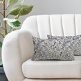 thumbnail image 2 of Navy Blue Floral Pillow Covers 12x20 Set of 2 Botanical Print Vintage Spring Flower Plant Cream Rectangle Decorative Lumbar Throw Pillow Cases Outdoor Farmhouse Decor for Sofa Couch Bed, 2 of 7