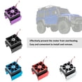 thumbnail image 2 of Riwcyla Remote Control Motor Cooling Fan Remote Control Car 540 550 Motor Radiator Replacement for ,4 G63 1/10 Remote Control Crawler Car (Red), 2 of 6