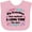 AD-Pink, variant on Inktastic My Grandma Has Waited a Long Time for Me Boys or Girls Baby Bib