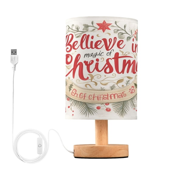 BZSMCE Lamp Modern Merry Christmas Elegant Wreath Creative Patter Night Light