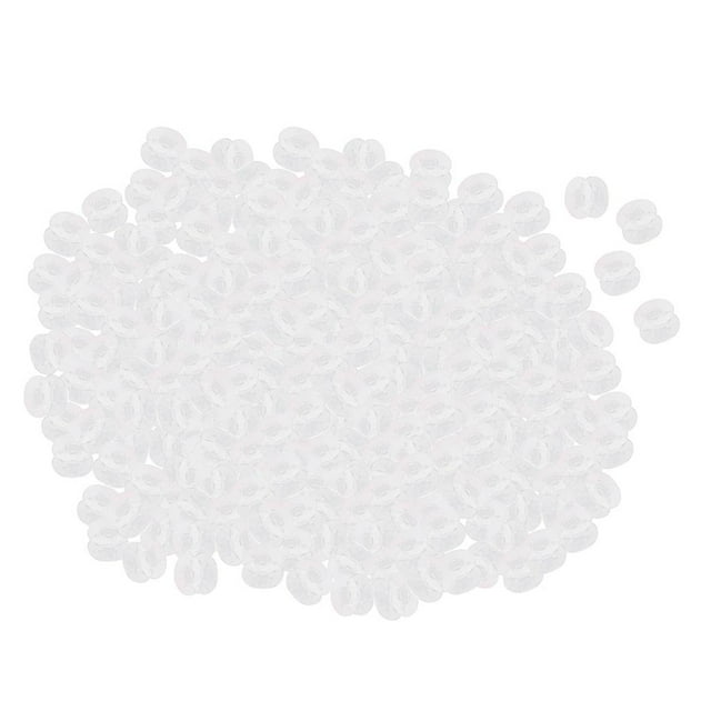 200x/paquete de bobinas universales de plástico para de coser, soporte organizador de hilo de bordar, 0,8 "x 0,4" Claro Hugo bobinas de la máquina de coser
